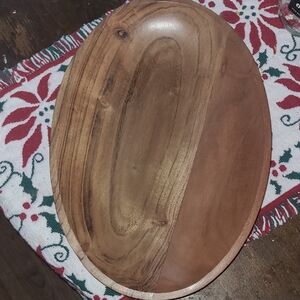 Rustic Brown Wooden Serving Tray